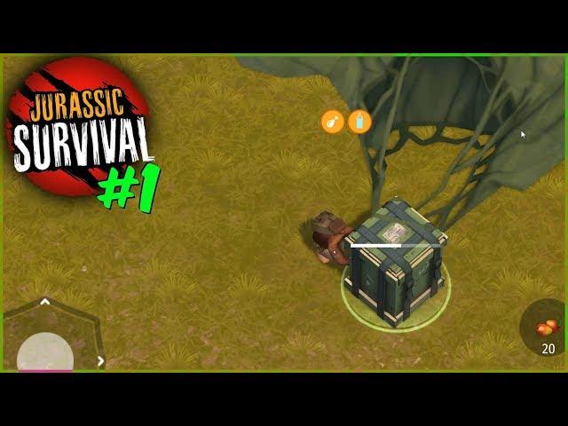 JURASSIC SURVIVAL. ПРОХОЖДЕНИЕ #1! LAST DAY