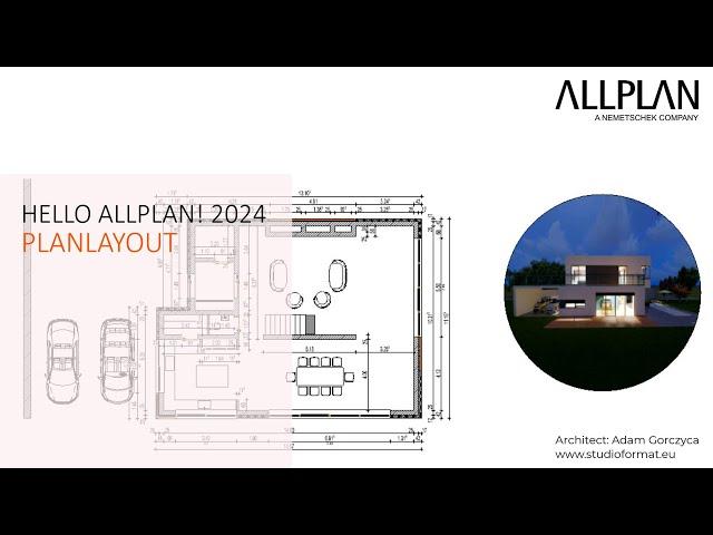 Planlayout in ALLPLAN 2024 | schneller & einfacher