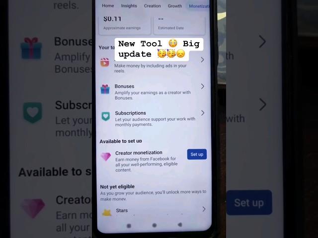 Facebook New Update | Facebook new tools creator monetization | Creator monetization tools criteria