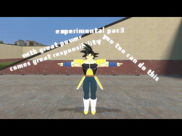 Importing models and experimental tools in gmod pac3 (OUTDATED)