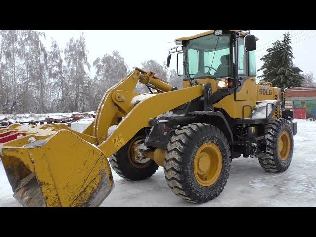 Effects of Freezing Rain! The first loader problems with the onset of winter!