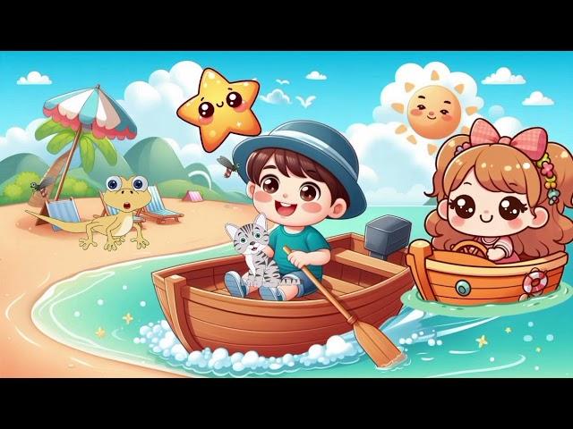 row row row your boat - family song & nursery rhymes - super simple songs