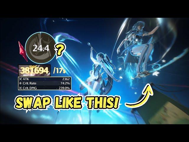 1min Clear Try this! S0 Jinhsi x ZheZhi faster rotation | Wuthering Waves Tower of Adversity