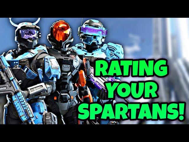 Rating ALL of your Halo Infinite Spartans!