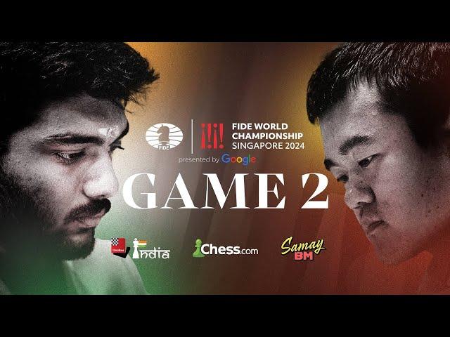 CAN GUKESH STRIKE BACK? | FIDE WORLD CHAMPIONSHIP GAME 2