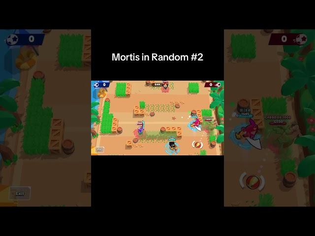 Mortis in Random #brawlstars #supercell #brawlball #brawler #mortis #trickshots #tripplekill