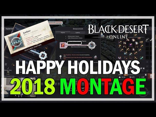 Black Desert Online 2018 End of the Year Montage | Jonlaw98