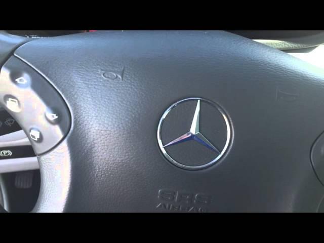 How to set clock in a MERCEDES C240, 203 CHASSIS