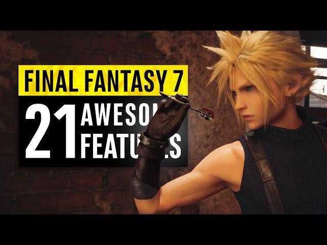 Final Fantasy 7 Remake | 21 Amazing Features (new gameplay)