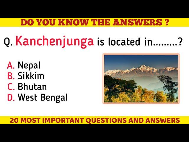 Geographical GK Questions and Answers | GK Questions in English | GK | Quiz | Mitabhra GK