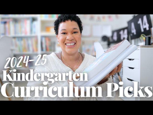 KINDERGARTEN HOMESCHOOL CURRICULUM PICKS for 2024-2025 SCHOOL YEAR