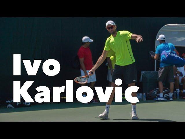 Ivo Karlović I Forehand & Backhand Slow Motion I Miami Open 2015