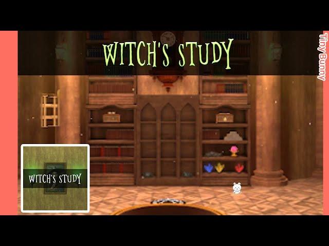 Escape Game Witch's Study Walkthrough (BlackCatJP) | 脱出ゲーム 魔女の書斎 攻略