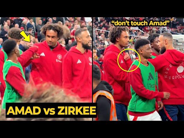 Unseen footage VIRAL Mazraoui defends Amad Diallo from their FIGHT against Zirkzee | Man Utd News