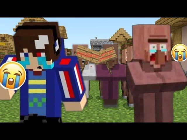 ПОЧЕМУ НАС ВЫГНАЛИ ИЗ ДЕРЕВНИ ЖИТЕЛЕЙ В МАЙНКРАФТ | Энди Minecraft