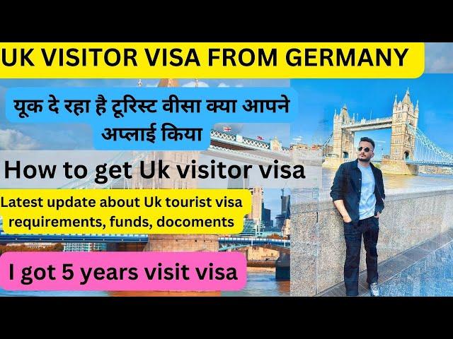 How to get UK tourist visa | UK Visit visa from Germany| How to apply for UK Visa