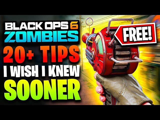 FREE RAY GUN EASTER EGG + 20 MORE PRO TIPS IN BO6 ZOMBIES!