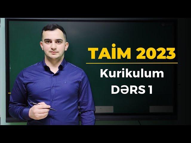 Kurikulum dərs 1. Kurikulum nədir? | Kurikulum dərsləri | Zülfüqar Mayılov