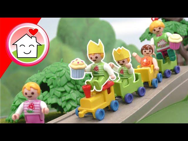 Playmobil Familie Hauser - Geburtstagsfeier von Paul und Alex auf dem Spielplatz - Werbung