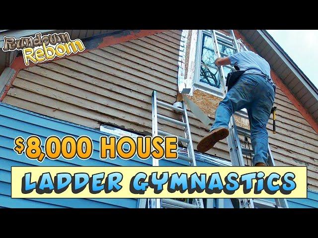 $8,000 HOUSE - DIY Exterior Home Renovation - A New Gable End