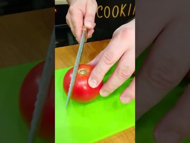Правильная нарезка помидора!