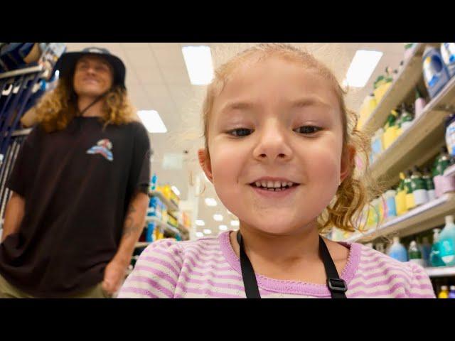 Saylor Vlogging In Target