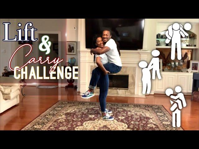 COUPLES LIFT AND CARRY CHALLENGE *REQUEST* | OUR FIRST YOUTUBE PREMIERE!