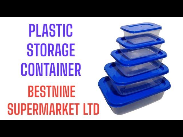 PLASTIC STORAGE CONTAINER || BESTNINE SUPERMARKET LTD || UKWALA ROAD NAIROBI