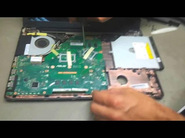 Разборка ноутбука ASUS F552C