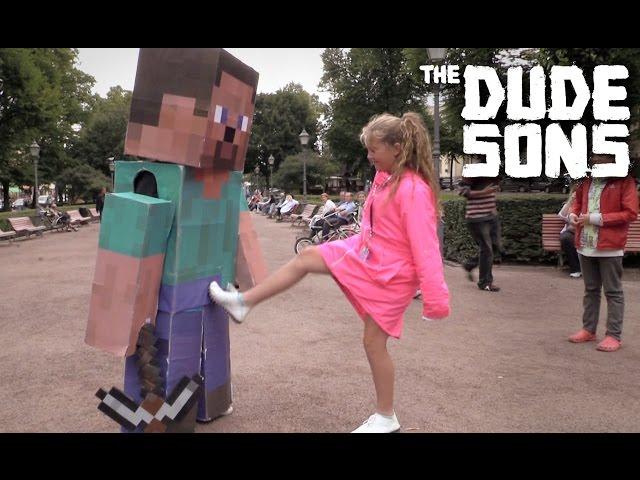 Minecraft In Real Life Pranks - Part 1