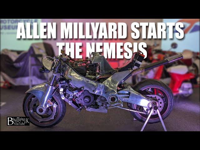 Allen Millyard & friends. Norton Nemesis first start and National Motorcycle Museum Live 2024.