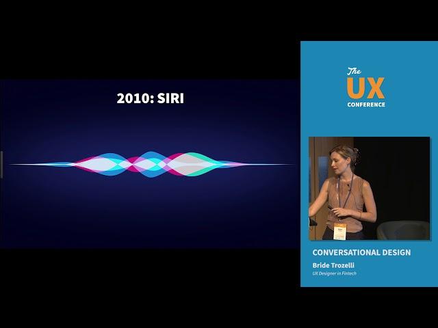 The UX Conference 2017 in London: Conversational Design (Bride Trozelli)