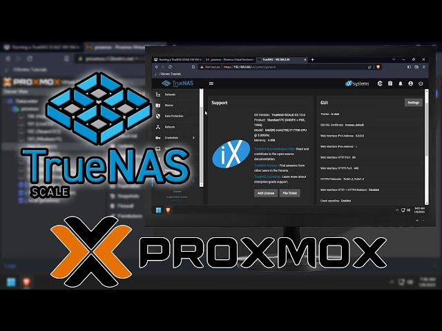 Running a TrueNAS SCALE VM in Proxmox VE