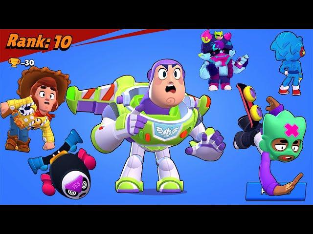 All 89 Brawlers + All Skins Losing Animations | Toy Story in Brawl Stars