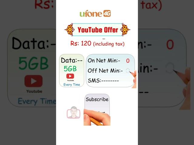 Ufone YouTube Offer ... #ufone #youtube #package
