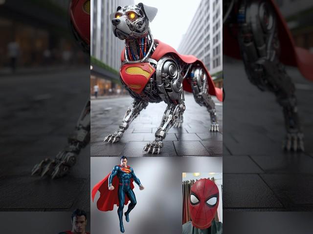 superheroes but dog robot Marvel & DC-All Characters #marvel #avengers#shorts#robot