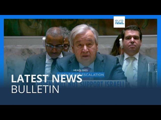 Latest news bulletin | October 3rd – Morning