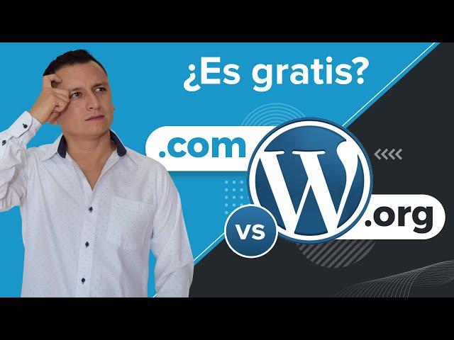  WordPress es gratis o de pago  WordPress .COM o WordPress .ORG