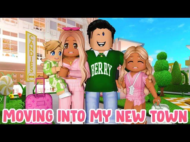  MOVING MY FAMILY INTO OUR NEW TOWN ️ | Bloxburg Roleplay | Roblox