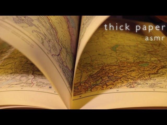 ASMR Rubbing, Scratching, Tracing, Flipping Thick Pages (NO TALKING)