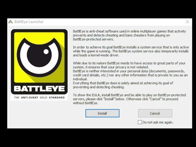 Что делать если анти-чит BATTLEYE не даёт зайти на свой локальный сервер в ARK Survival Evolved