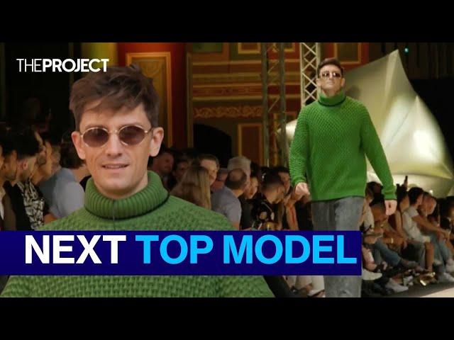 Australia's Most Unlikely Model Takes To Melbourne Fashion Festival Catwalk