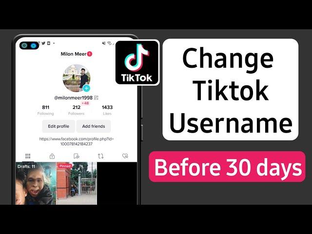 How to Change Tik Tok Username Without Waiting 30 Days 2023 | change tiktok username before 30 days