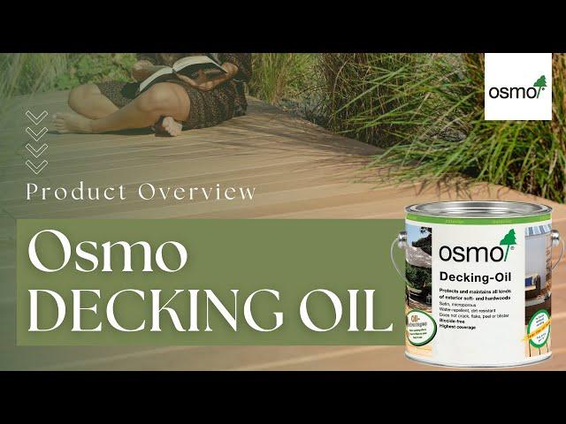 Osmo Decking Oil | Application Video