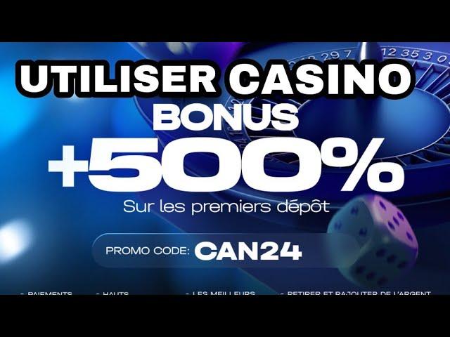 Comment utiliser le bonus casino sur 1win