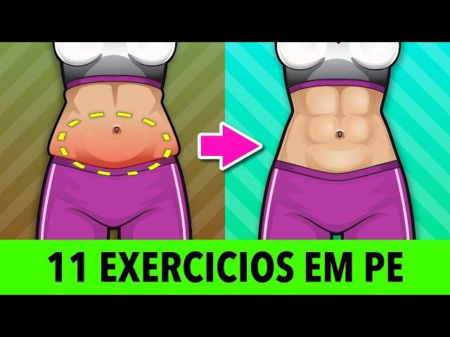 11 Melhores Exercícios Em Pé - Queima Gordura Da Barriga