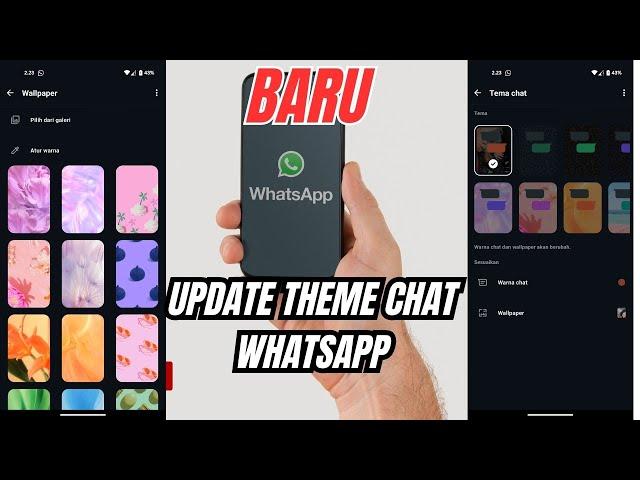 UPDATE FITUR WHATSAPP TERBARU, BUBLE CHAT JADI BERWARNA