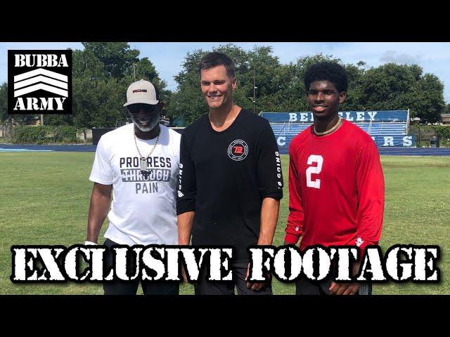 EXCLUSIVE: Tom Brady & Deion Sanders Coach Up Shedeur Sanders