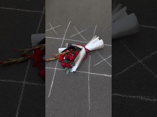 Самые романтические крестики-нолики #букетмосква #цветымосква #flowers