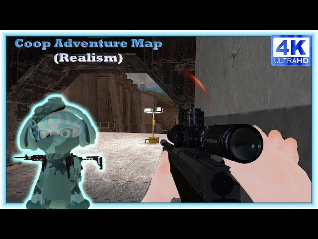 Coop Adventure Map | Gmod [4K 60FPS]